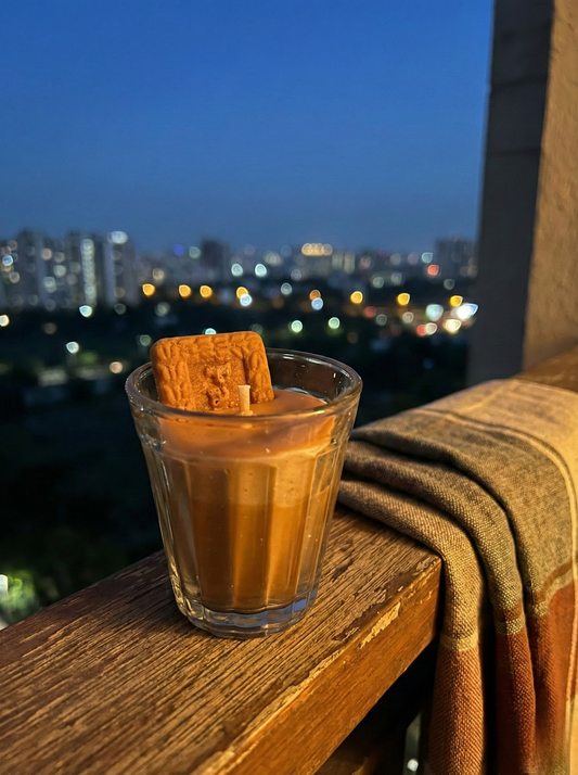 Chai Biskut Candle | Tea-Time Inspired Soy Candle (Hand-Poured)