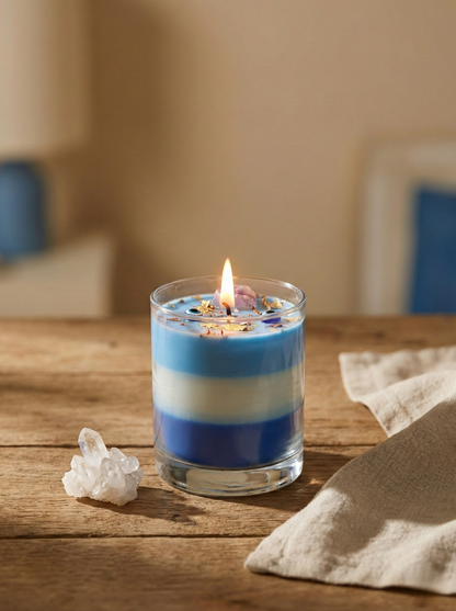 Evil Eye Protection Candle | Aura-Cleansing Scented Soy Candle (Hand-Poured)