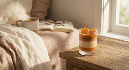 Iced Coffee Latte Candle | Café-Style Soy Candle (Coffee & Cream)