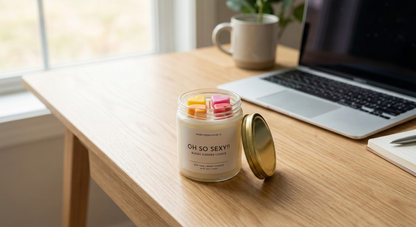 Oh So Sexy Bloom Candle | Floral Soy Wax Candle (Hand-Poured)